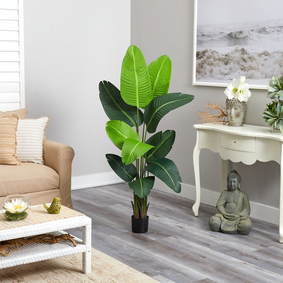 5 Travelers Palm Artificial Tree - SKU #T2109 - 3