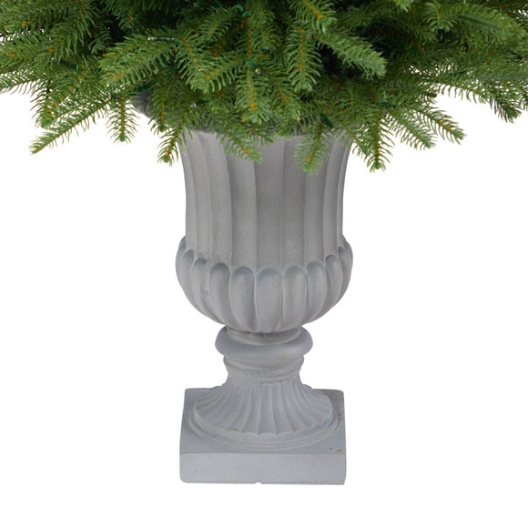 4.5 Vancouver Fir Natural Look Artificial Christmas Tree with 250 Clear LED Lights and 814 Bendable Branches in Decorative Planter - SKU #T2263 - 5