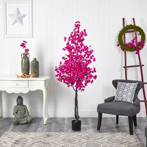 6 Bougainvillea Artificial Tree - SKU #T2400 - 3