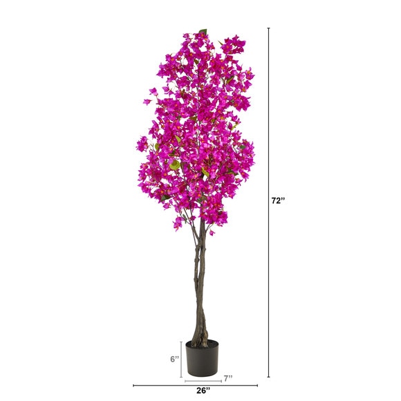 6 Bougainvillea Artificial Tree - SKU #T2400 - 9