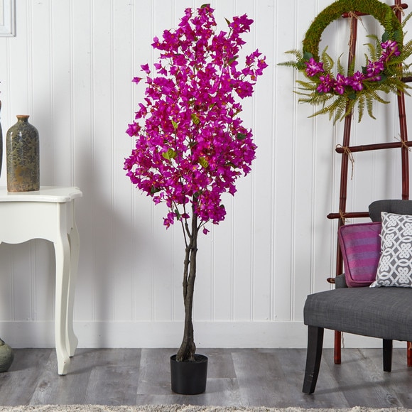 6 Bougainvillea Artificial Tree - SKU #T2400 - 10