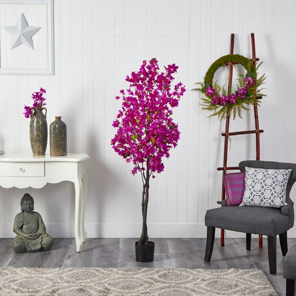 6 Bougainvillea Artificial Tree - SKU #T2400 - 11