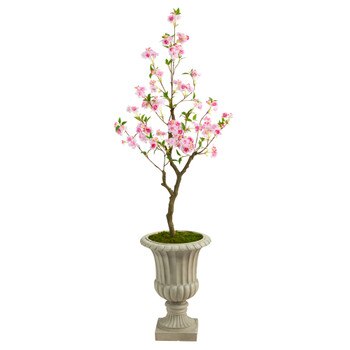 5 Cherry Blossom Artificial Tree in Sand Finished Urn - SKU #T2498