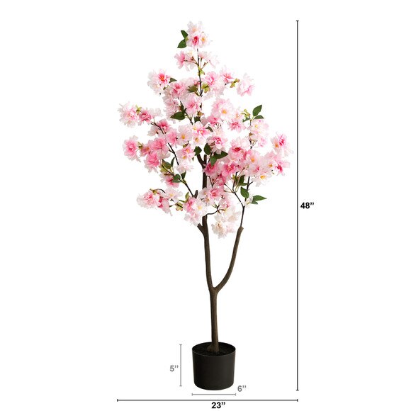 4 Cherry Blossom Artificial Tree - SKU #T2721 - 5