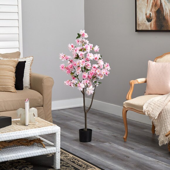 4 Cherry Blossom Artificial Tree - SKU #T2721 - 7