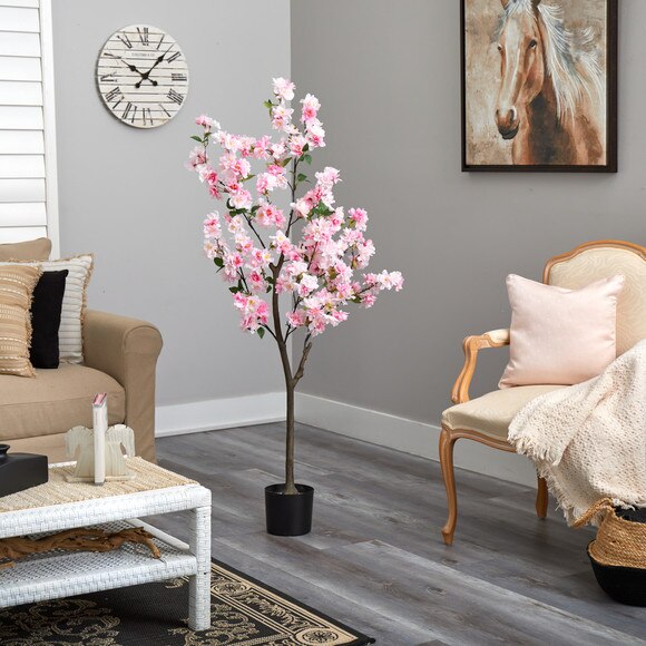 5 Cherry Blossom Artificial Tree - SKU #T2722 - 7