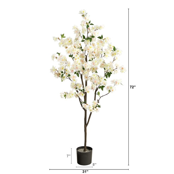 6 Cherry Blossom Artificial Tree - SKU #T2723 - 8