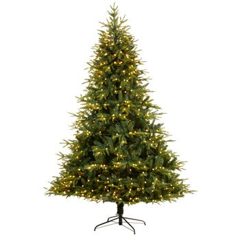 8 Colorado Mountain Fir Natural Look Tree with 700 Multi LED Lights and 3560 Bendable Branches - SKU #T3259