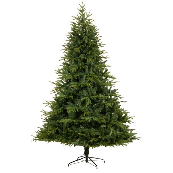 8 Colorado Mountain Fir Natural Look Tree with 700 Multi LED Lights and 3560 Bendable Branches - SKU #T3259 - 2