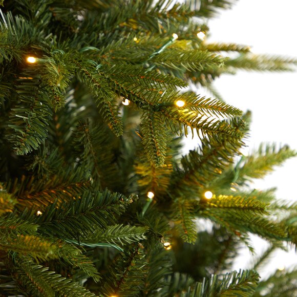 8 Colorado Mountain Fir Natural Look Tree with 700 Multi LED Lights and 3560 Bendable Branches - SKU #T3259 - 3