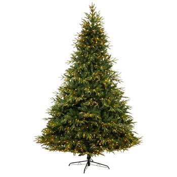 9 Colorado Mountain Fir Natural Look Tree with 900 Multi LED Lights and 4600 Bendable Branches - SKU #T3260