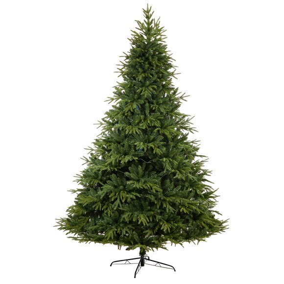9 Colorado Mountain Fir Natural Look Tree with 900 Multi LED Lights and 4600 Bendable Branches - SKU #T3260 - 2