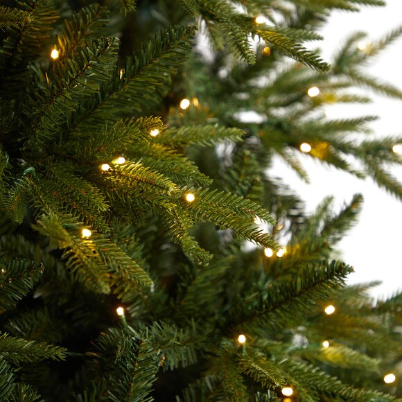 9 Colorado Mountain Fir Natural Look Tree with 900 Multi LED Lights and 4600 Bendable Branches - SKU #T3260 - 3