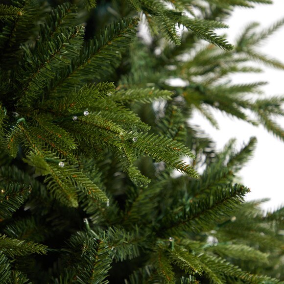 9 Colorado Mountain Fir Natural Look Tree with 900 Multi LED Lights and 4600 Bendable Branches - SKU #T3260 - 4