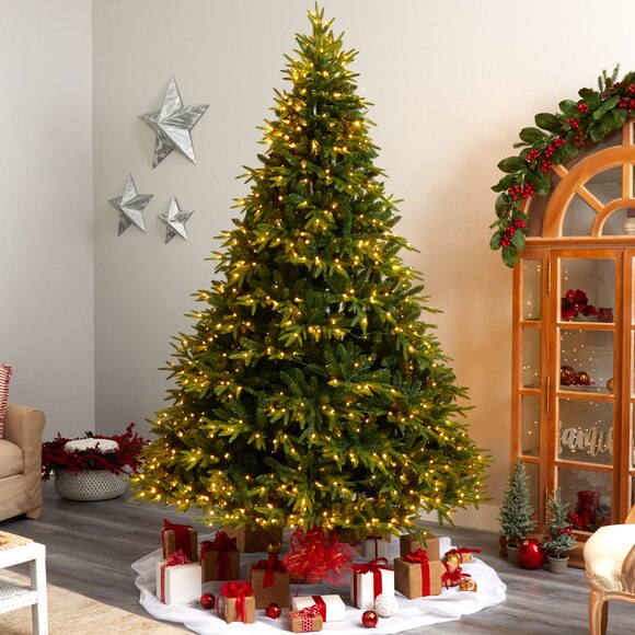 9 Colorado Mountain Fir Natural Look Tree with 900 Multi LED Lights and 4600 Bendable Branches - SKU #T3260 - 6