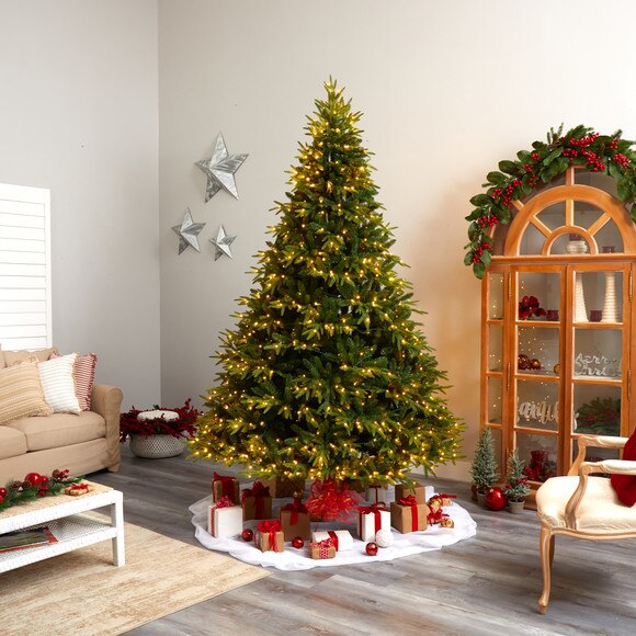 9 Colorado Mountain Fir Natural Look Tree with 900 Multi LED Lights and 4600 Bendable Branches - SKU #T3260 - 8