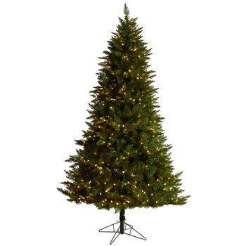 7.5 Vermont Spruce Tree with 650 Color Changing Multifunction with Remote Control LED Lights - SKU #T3288