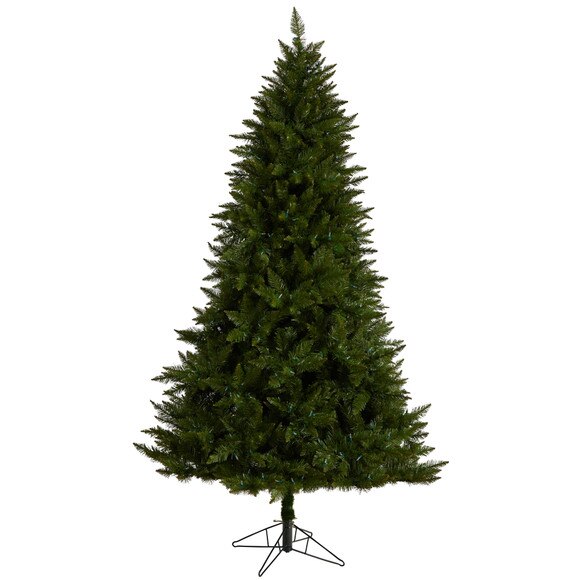 7.5 Vermont Spruce Tree with 650 Color Changing Multifunction with Remote Control LED Lights - SKU #T3288 - 2