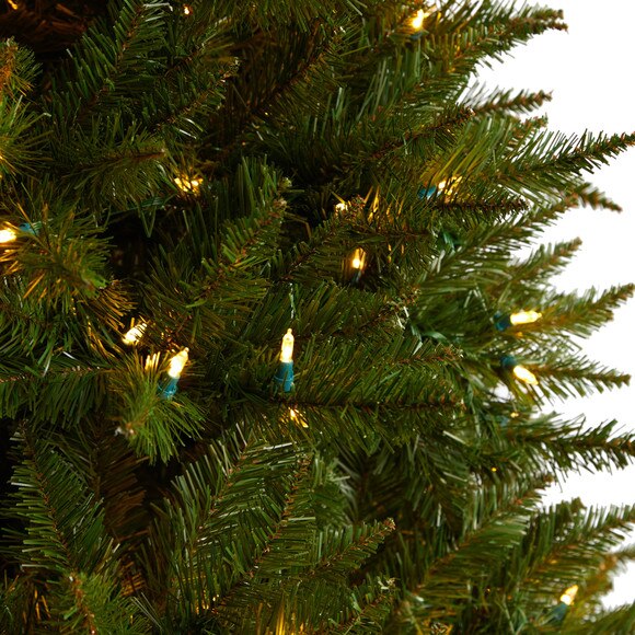 7.5 Vermont Spruce Tree with 650 Color Changing Multifunction with Remote Control LED Lights - SKU #T3288 - 3