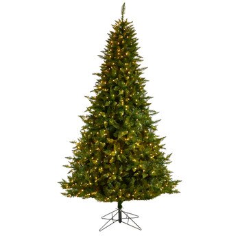 9 Vermont Spruce Tree with 850 Color Changing Multifunction with Remote Control LED Lights - SKU #T3289