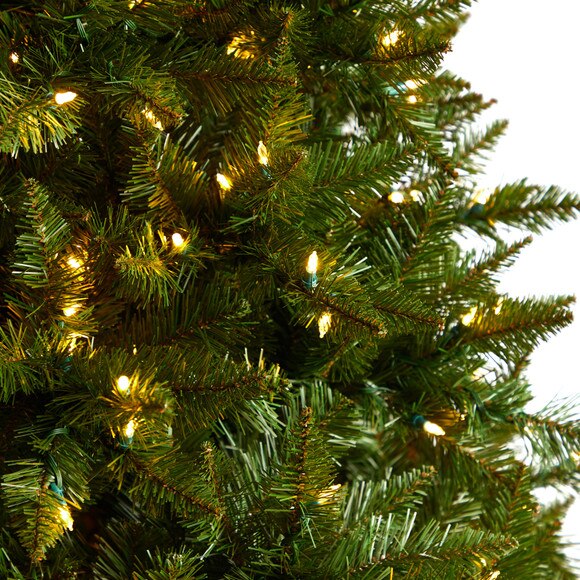 9 Vermont Spruce Tree with 850 Color Changing Multifunction with Remote Control LED Lights - SKU #T3289 - 3