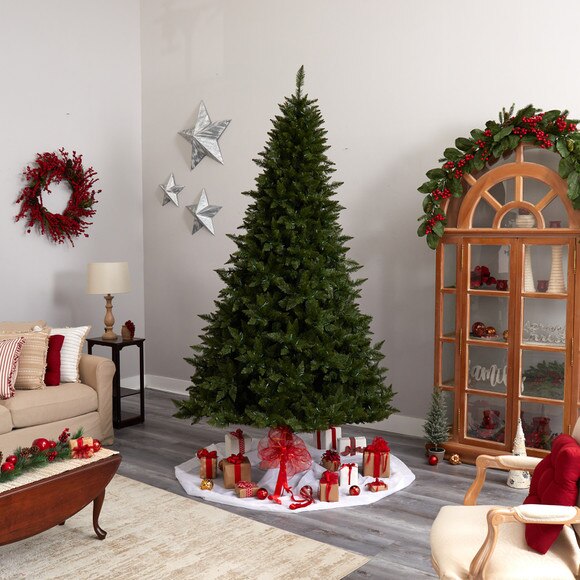 9 Vermont Spruce Tree with 850 Color Changing Multifunction with Remote Control LED Lights - SKU #T3289 - 9