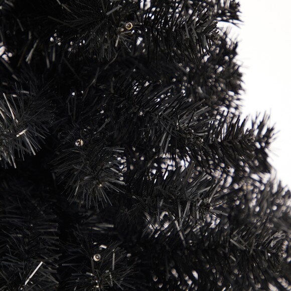 3 Black Artificial Christmas Tree with 50 LED Lights and 118 Bendable Branches - SKU #T3305 - 4