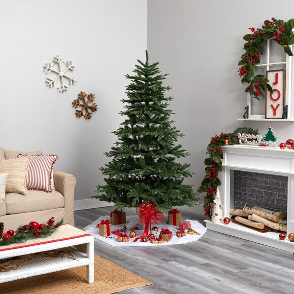 7 Montreal Spruce Christmas Tree with 650 Warm White LED Lights and 1575 Bendable Branches - SKU #T3322 - 9