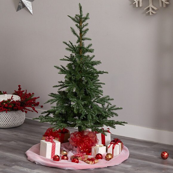 5 Layered Washington Spruce Christmas Tree with 200 Clear Lights and 385 Bendable Branches - SKU #T3340 - 7
