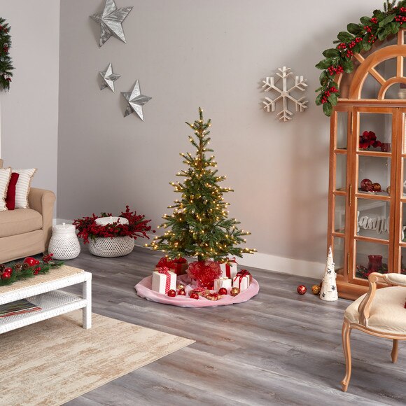 5 Layered Washington Spruce Christmas Tree with 200 Clear Lights and 385 Bendable Branches - SKU #T3340 - 8