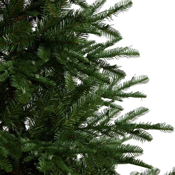 8 Layered Washington Spruce Christmas Tree with 650 Clear Lights and 1561 Bendable Branches - SKU #T3341 - 4