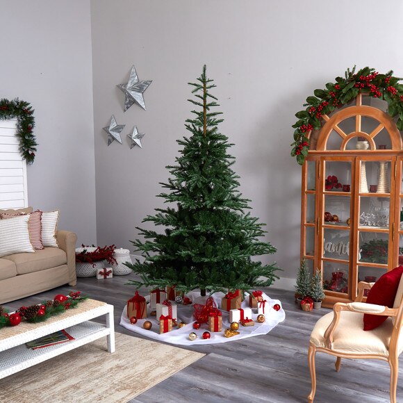 8 Layered Washington Spruce Christmas Tree with 650 Clear Lights and 1561 Bendable Branches - SKU #T3341 - 9