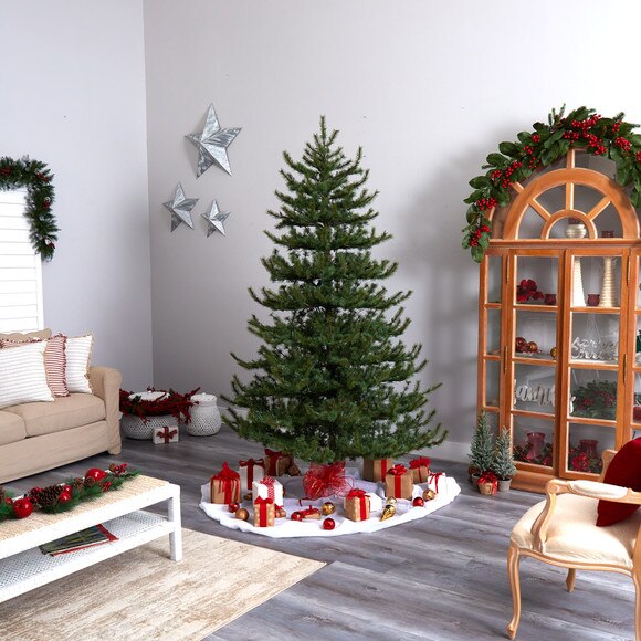 8 Vancouver Mountain Pine Artificial Christmas Tree with 650 Clear Lights and 2199 Bendable Branches - SKU #T3351 - 9