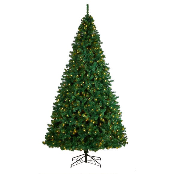 10 Northern Tip Artificial Christmas Tree with 800 Clear LED Lights and 2200 Bendable Branches - SKU #T3389