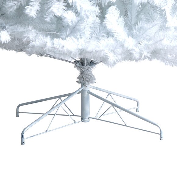 11 White Artificial Christmas Tree with 2720 Bendable Branches and 1000 LED Lights - SKU #T3393 - 5