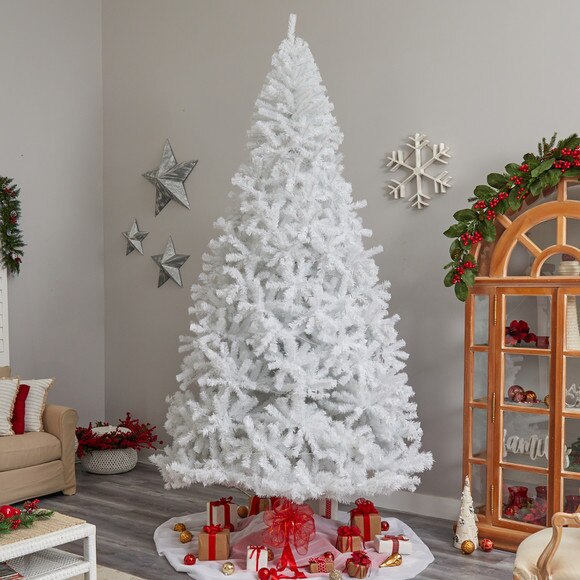 11 White Artificial Christmas Tree with 2720 Bendable Branches and 1000 LED Lights - SKU #T3393 - 7