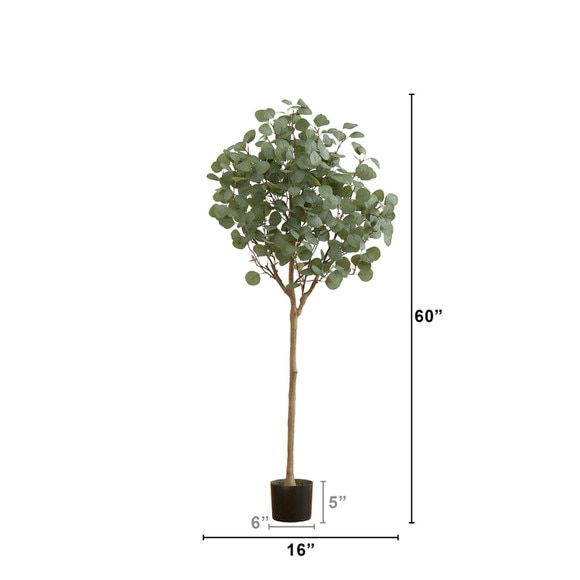 5 Artificial Eucalyptus Tree - SKU #T4408 - 1