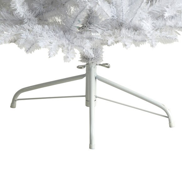 6 Slim White Artificial Christmas Tree with 743 Bendable Branches - SKU #T4500 - 3