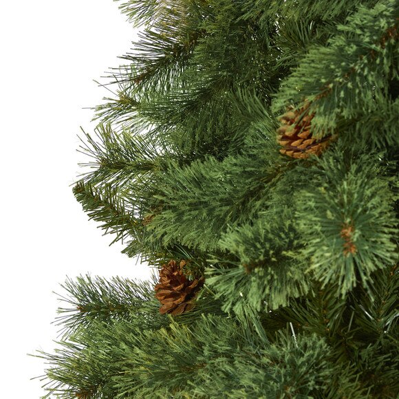 10 White Mountain Pine Artificial Christmas Tree with 1875 Bendable Branches - SKU #T4511 - 2