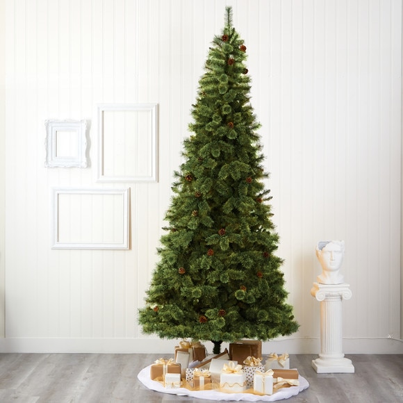 10 White Mountain Pine Artificial Christmas Tree with 1875 Bendable Branches - SKU #T4511 - 6