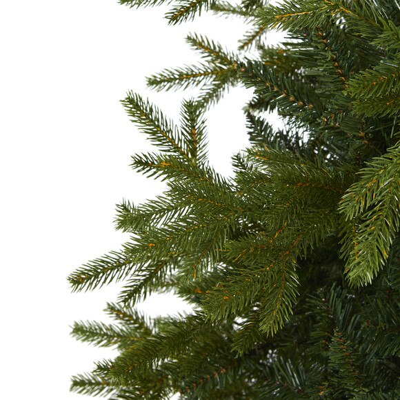 7 Belgium Fir Natural Look Artificial Christmas Tree with 1894 Bendable Branches - SKU #T4512 - 2