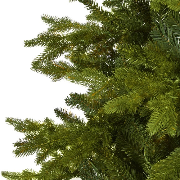 10 Belgium Fir Natural Look Artificial Christmas Tree with 3514 Bendable Branches - SKU #T4514 - 2