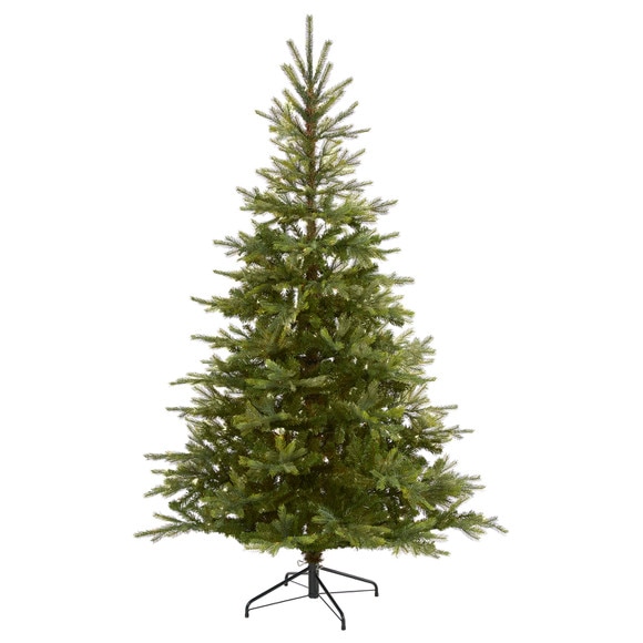 7 North Carolina Spruce Artificial Christmas Tree with 931 Bendable Branches - SKU #T4516