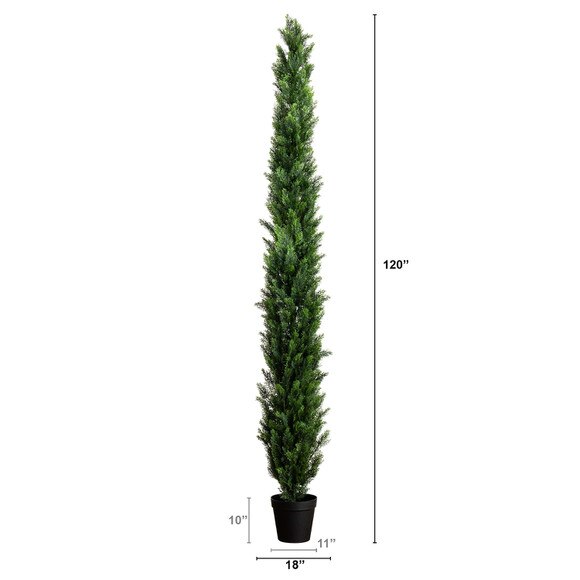 10 UV Resistant Artificial Cedar Pine Tree Indoor/Outdoor - SKU #T4606 - 1