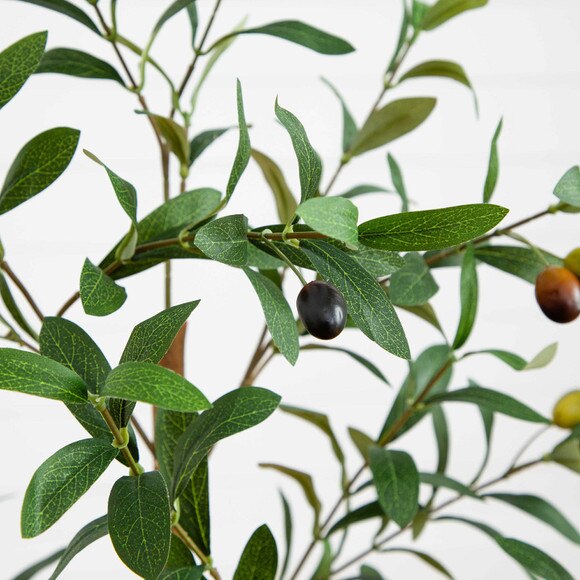 3 Artificial Olive Tree with Natural Trunk - SKU #T4644 - 2