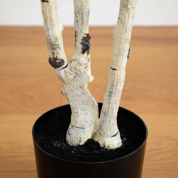 7 Artificial Birch Tree with Real Touch Leaves - SKU #T4667 - 7