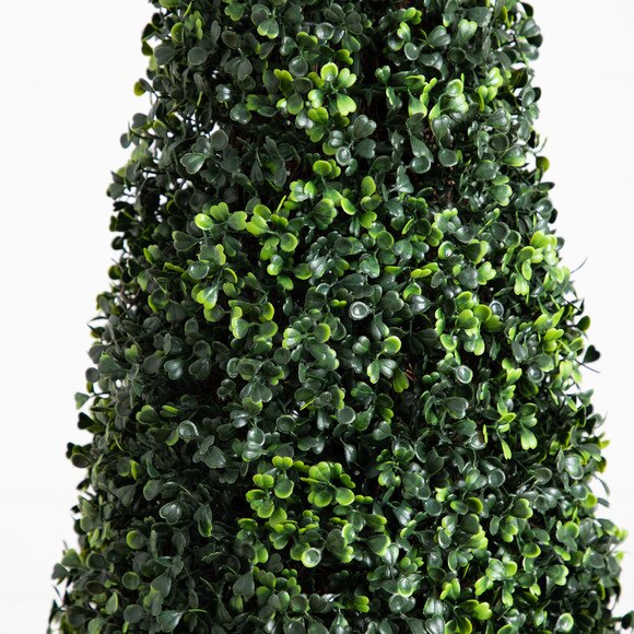 6 UV Resistant Artificial Boxwood Topiary Cone Tree Indoor/Outdoor - SKU #T4705 - 2