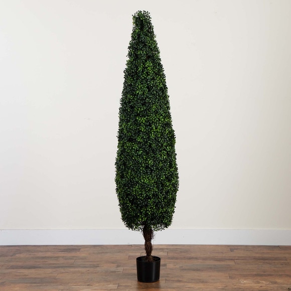 6 UV Resistant Artificial Boxwood Topiary Cone Tree Indoor/Outdoor - SKU #T4705 - 6