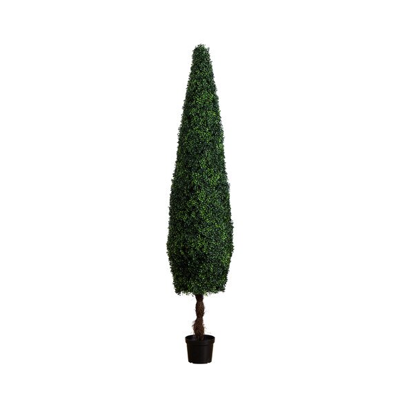 8 UV Resistant Artificial Boxwood Topiary Cone Tree Indoor/Outdoor - SKU #T4707