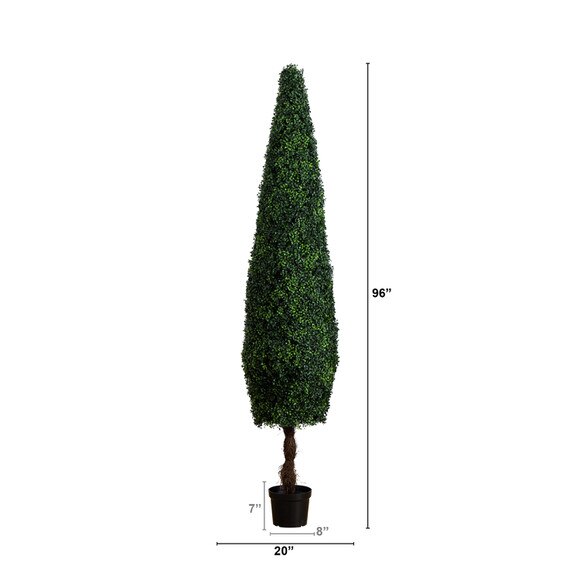 8 UV Resistant Artificial Boxwood Topiary Cone Tree Indoor/Outdoor - SKU #T4707 - 1